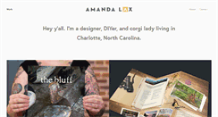 Desktop Screenshot of amandalax.com